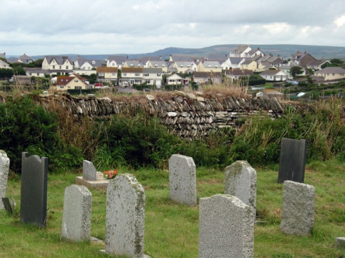 Tintagel vista do cemitério/View from the graveyard