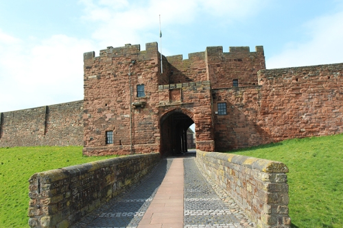 Entrada do Castelo de Carlisle / Carlisle Castle's main gate